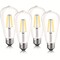 Luxrite ST19 LED Edison Light Bulbs 8W 75W Equivalent 800LM 4000K Cool White Dimmable E26 Base, 4PK LR21652-4PK - alternate 1
